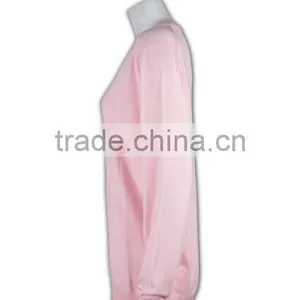 China Manufature 2015 Fitness Own Design Cardigan Pink Sweater thumbnail-3