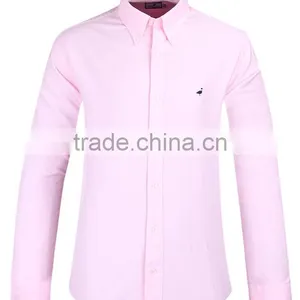 New Trend Oxford Men's Long Sleeve Solid Casual Shirt thumbnail-2