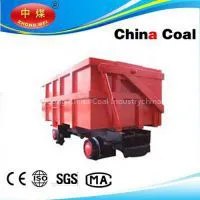 Single-side Curved Rail Dumping Mine Car thumbnail-1