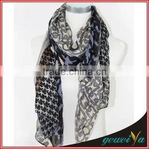 Kinds of Styles Printed Chain Scarf thumbnail-1