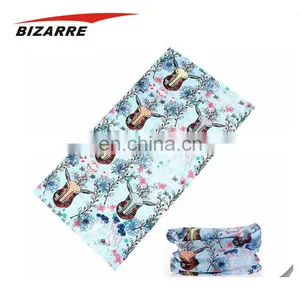High Quality Custom Neck Scarf Digital Print Scarf Bandana For Ladies thumbnail-1