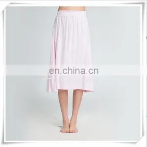 Ladies' Bamboo Knee Length Knitting Silky Soft Skirt Green Material New Tech. thumbnail-2