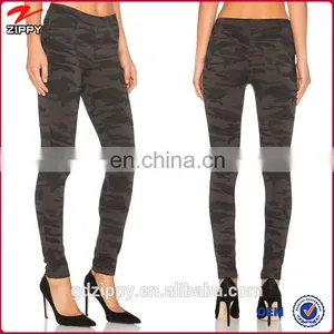 Casual Camo Shorts With Fake Pocket Custom Sublimation Leggings thumbnail-1