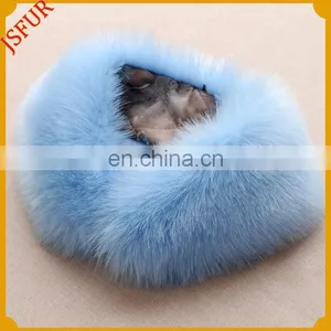 Customized Colour Warm Winter Genuine Fox Fur Fashionable Collar thumbnail-3