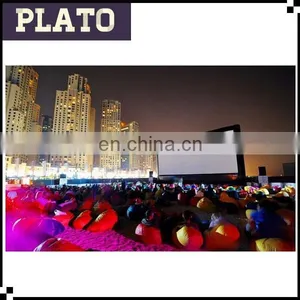 24ft Beach Used Projective Movie Screen Giant Cinema Screen for Outdoor Event thumbnail-1