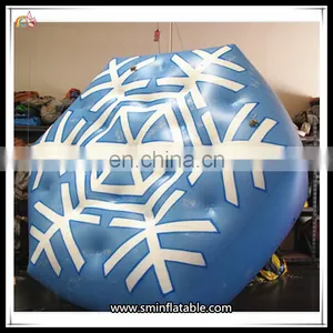 Christmas New Product Inflatable Snowflake Helium Balloon Christmas Decoration Advertising Promotional Balloon On Sale thumbnail-1