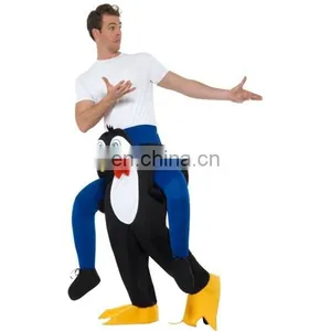 Funny Halloween Carnival Party Piggyback Ride On Penguin Costume thumbnail-2
