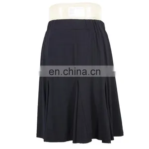 Flare Bottom Viscose Fabric Fat Women Skirt Clothing thumbnail-1
