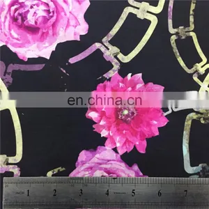 New Design Cotton Digital Print Fabric With Floral thumbnail-4