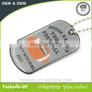 Custom Football Dog Tag With Epoxy From China Manufacturer thumbnail-4