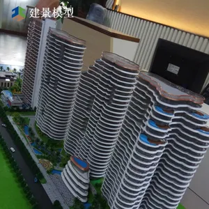 Scale Model Building / Handmade Building Model / Glass Building Models thumbnail-1