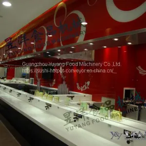 Stainless Steel Conveyor Belt for Sushi, Hot Pot Conveyor System of Factory: Michaeldeng@gdyuyang.com thumbnail-5