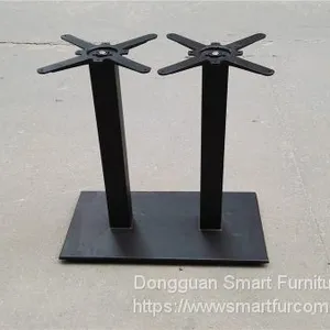 2020 New Model Industrial Furniture Double Column Powder Coating Casting Iron Table Bases thumbnail-1