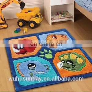 Kids Home Designs Bedroom Decorating Cartoon Design Shaggy Carpet thumbnail-1