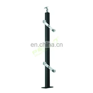 New Arrival Balcony Railing Post Stainless Steel Glass Balustrade Balustrade Design Systems thumbnail-4