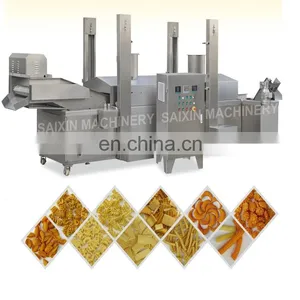 Hot Sale Batch Continuous Snack Food Pellet Cheetos Doritos Automatic Fryer Frying Machine thumbnail-2