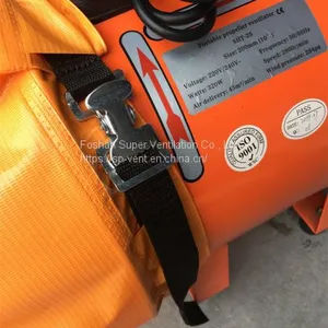 Flexible Duct Hose With Buckle and Belt Coupling Flexible Ducting Supplier Ventilation Products Yellow Air Distribution Duct thumbnail-2