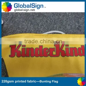 Shanghai GlobalSIGN Sublimation Printed 220gsm Polyester Bunting Flags thumbnail-5