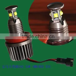 E92 32W 64W CREE LED Angel Eyes for BMW-CAR H8 XPE LED Marker Light thumbnail-3