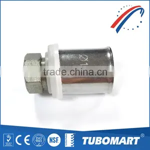 Ningbo Galvanized Malleable Micro Flare Straight Stop Union Pipe Press Fitting thumbnail-3