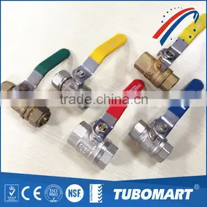 GAS WATER Heater System PN20 3/4" Female Ball Valve With Multi Color Limit Switch thumbnail-1