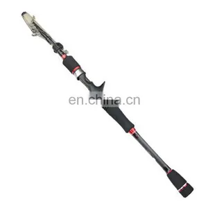 Portable Telescopic Rod Spinning Casting Carbon Fiber Lure Sea Fishing Rod thumbnail-1