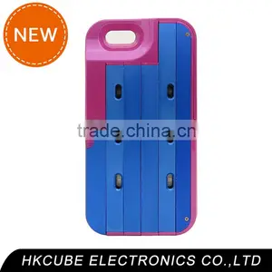 2016 New Design Multifunctional Self-stick With LED Light for IPhone 6s Case /Aluminum Adjustable Mobile Phone Case for IPhone 6 thumbnail-1