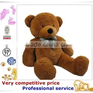 Custom Production Animal Plush Toy Big Eyes Bear thumbnail-3