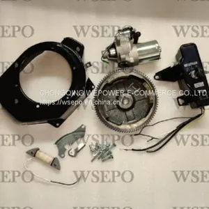 Black Color Electric Starter Kit Fits for Gx140 Gx160 Gx200 168f 170f Gasoline Engine 2kw 3kw Generator Parts thumbnail-1