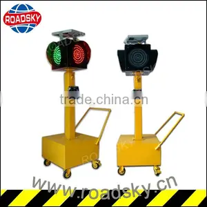 Traffic Double Arrow Led Warning Sign Trailer thumbnail-1