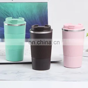 High Quality BPA Free Stainless Steel Coffee Mugs Travel Metal Camping Coffee Mug With Custom Logo Service thumbnail-5