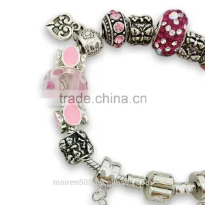 MNP131 European Crystal Stone Beads Bracelet thumbnail-2