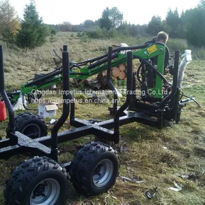 3ton Timber Trailer With Crane thumbnail-3