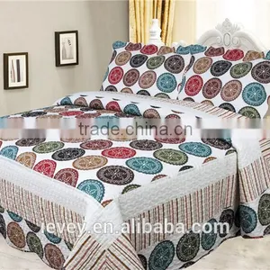 Beautiful High Quality Best Price Cotton Reative Printed 2500gsm Bed Sheet Patchwork Quilt Quilt Fabric Cotton thumbnail-6