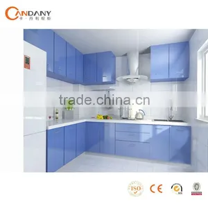 Assemble Modular PVC Membrane Kitchen Cabinets on Sale( CDY-SP014) thumbnail-1