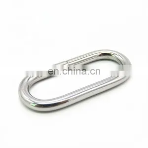 38mm Silver Metal Oval O Ring Buckle For Bag thumbnail-4