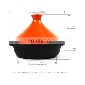 Wholesale Elegant Shape Durable Food Grade Ceramic Pot Tagine thumbnail-2