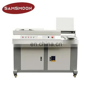 Professional Heavy Duty Max Binding Length 320Mm A4 Hot Met Gule Book Binding Machine thumbnail-1