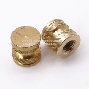 Custom Brass Melt Insert Knurled Nut thumbnail-4