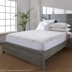 High Quality Hypoallergenic Waterproof Bamboo Jacquard Mattress Protector thumbnail-1