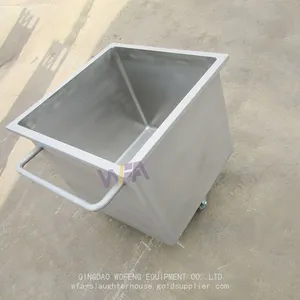 Factory Customized Cow Slaughterhouse 200L Standard Trolley For Livestock Abattoir thumbnail-4