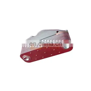 China Heavy Truck Sinotruk HOWO T5g T7h Tx Truck Spare Parts VG1500010335 Oil Cooler thumbnail-2