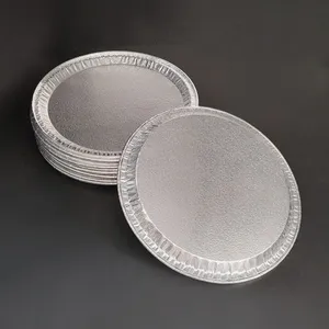 Thick Round Aluminum Foil Tray 12 Inch for Catering Roasting Takeout Bakery and Food Packaging thumbnail-3