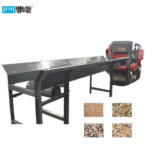 Panqi Wood Shredder Particleboard Industrial Wood Shredder Wood Shredder Sawdust With CE thumbnail-1