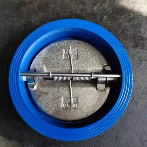 High Quality Ductile Iron Wafer Type Check Valve Stainless Steel Dual Plate EPDM Seat Butterfly Valve thumbnail-6