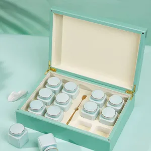 Wooden Boxes for Peony Flower Tea, Ceramic Jar Tea Wooden Boxes, Small Iron Can Tea Wooden Boxes, 2024 Manufacturers thumbnail-1