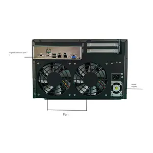Hishu Storage Domestic Xinchuang Self - Controllable Phytium High - Performance Enterprise - Level Desktop 8 - Bay 10g Network Storage, Fiber Optic Disk Array, Multi - User Shared Storage Space thumbnail-2