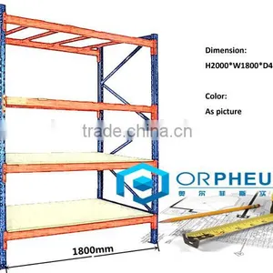 Heavy Duty Warehouse Furniture Stainless Steel Storage 4 Tier Warehouse Shelving thumbnail-4