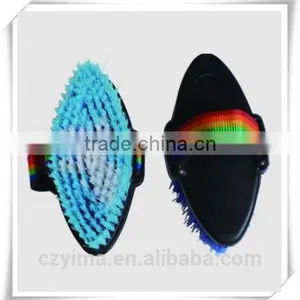 Horse Body Brush With Rainbow Handle thumbnail-1