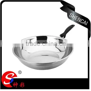 FDA LFGB SGS Stainless Steel Non Stick Frying Pan for House thumbnail-3